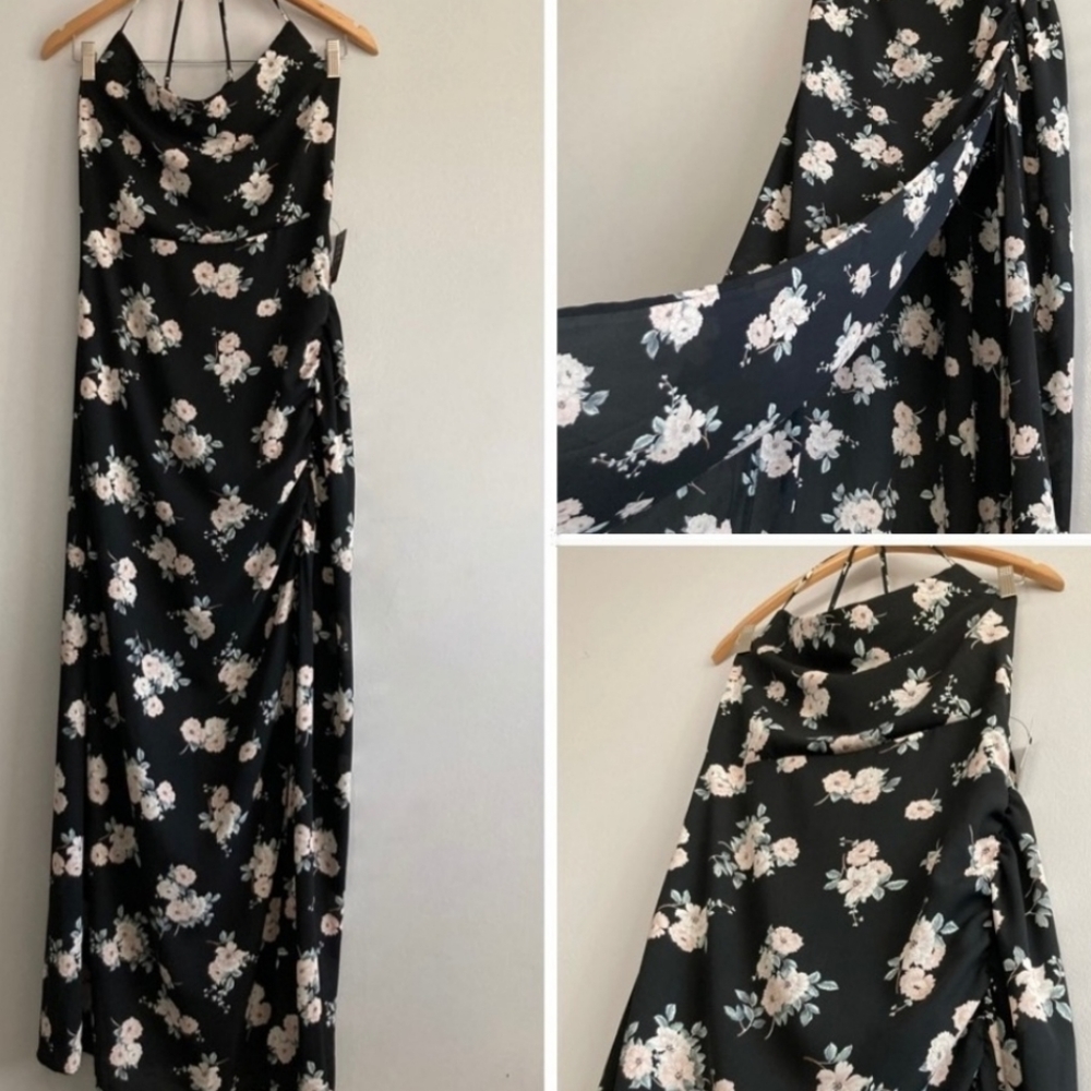 Express cross strap maxi dress